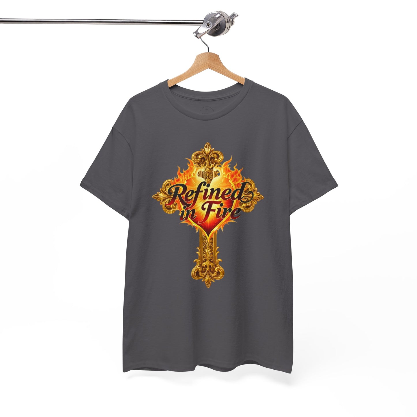 Refined in Fire — Men's Ornate Christian T-Shirt