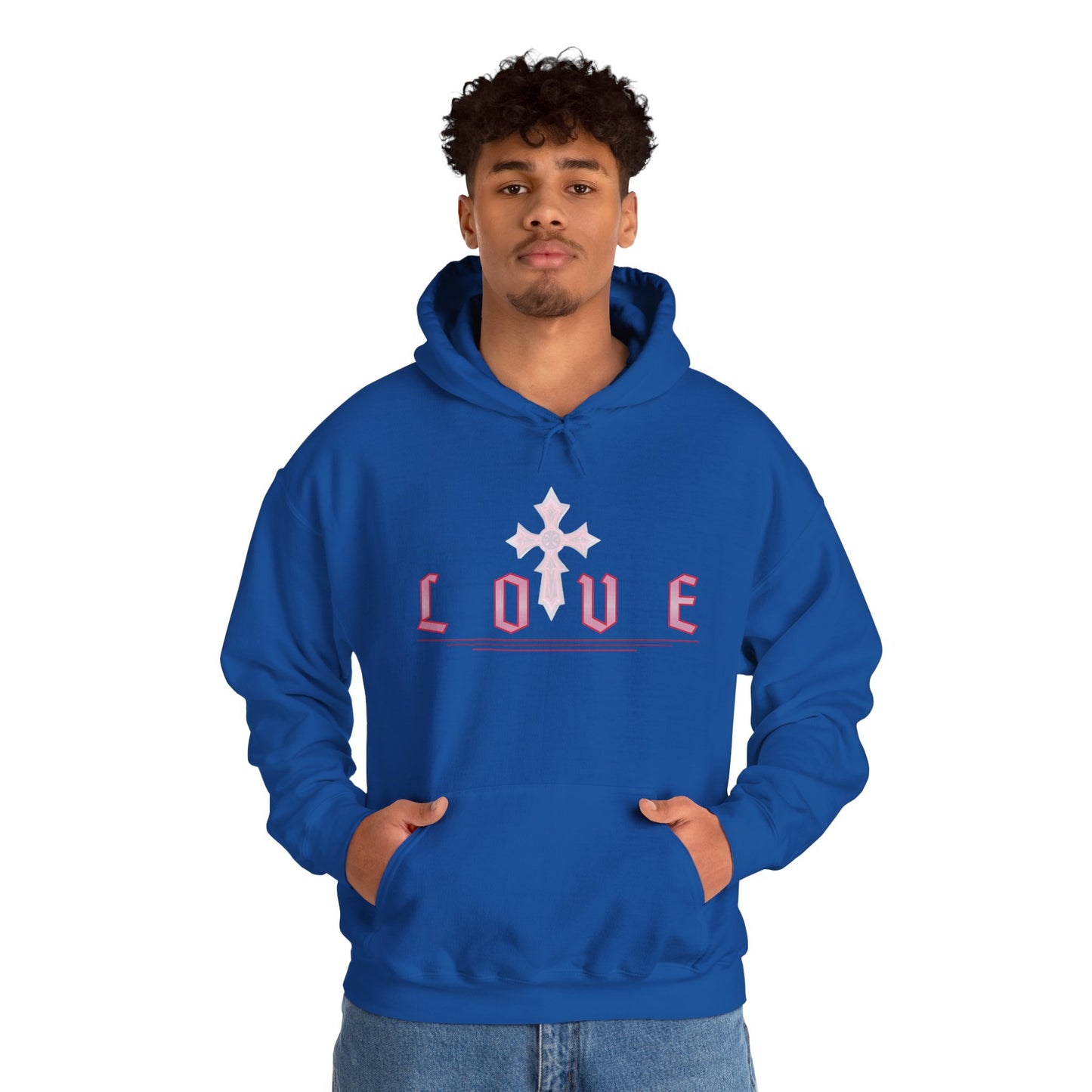 Fearless Love Men’s Hoodie – Stand Strong in Faith