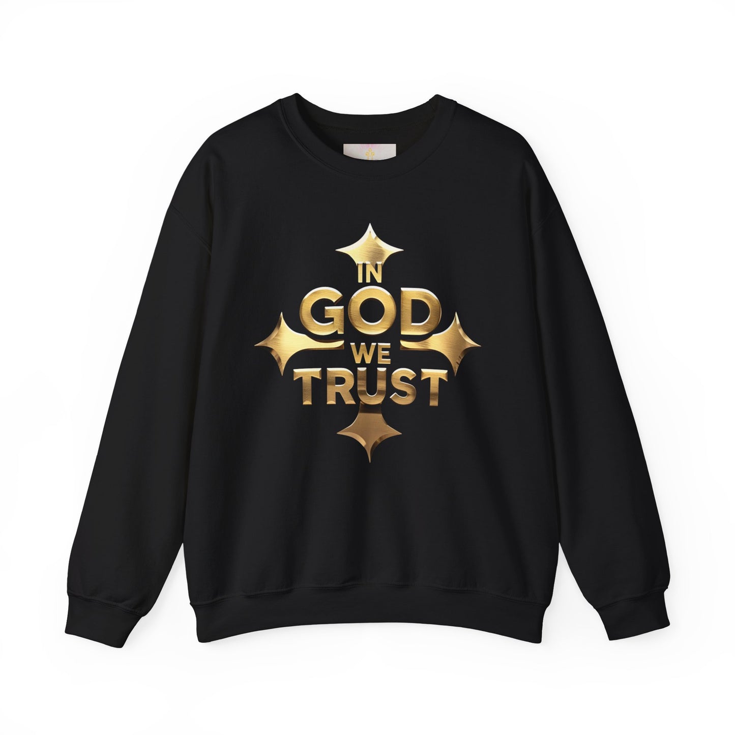 Golden Creed – “In God We Trust” Christian Men’s Sweatshirt