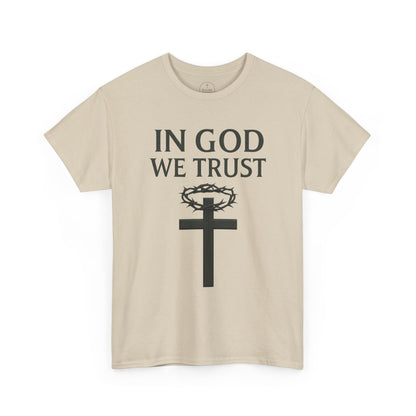 In God We Trust (Crown of Thorns) – Men’s Christian Tee