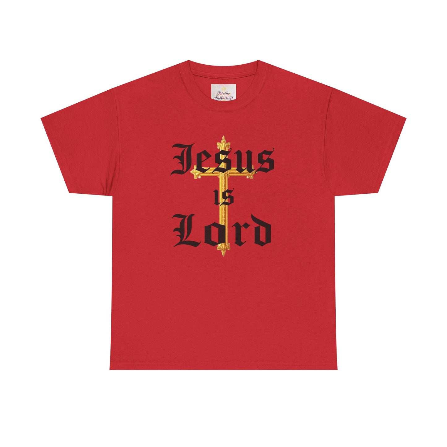 Jesus is Lord with Cross - Women's Christian T-Shirt