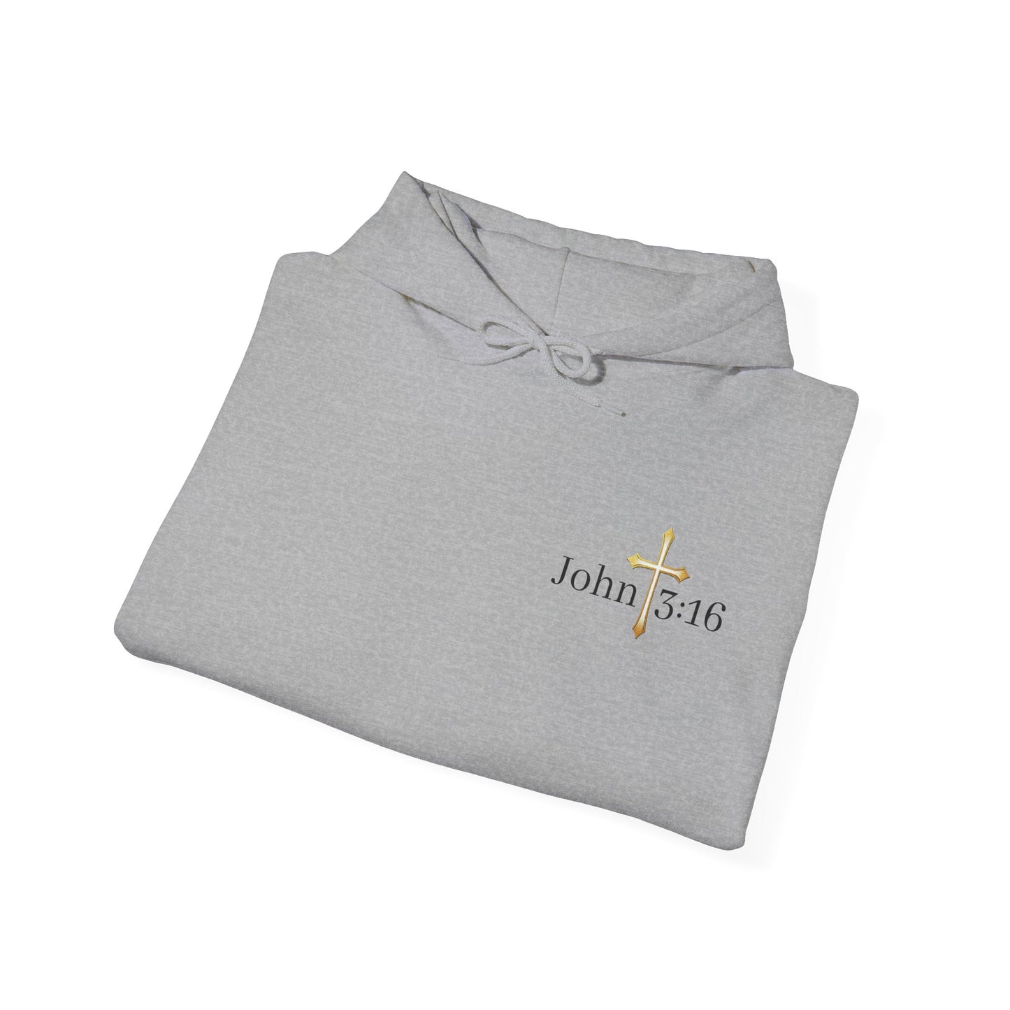 Saved Women’s Hoodie – Christian Faith Hoodie with Cross & John 3:16