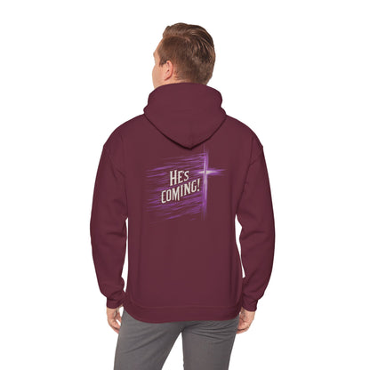 He’s Coming – Men’s Christian Hoodie