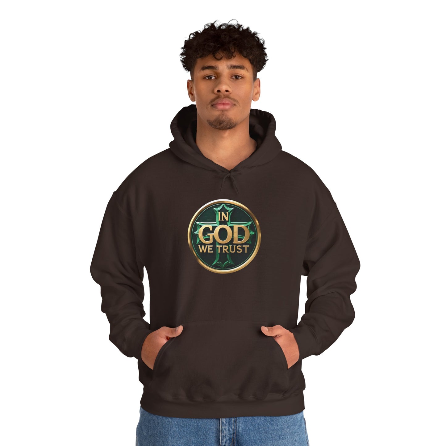 Men’s In God We Trust Hoodie – Bold Faith Statement