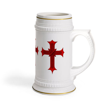 Striking Bold Red Cross – Powerful Christian Symbol of Faith & Courage