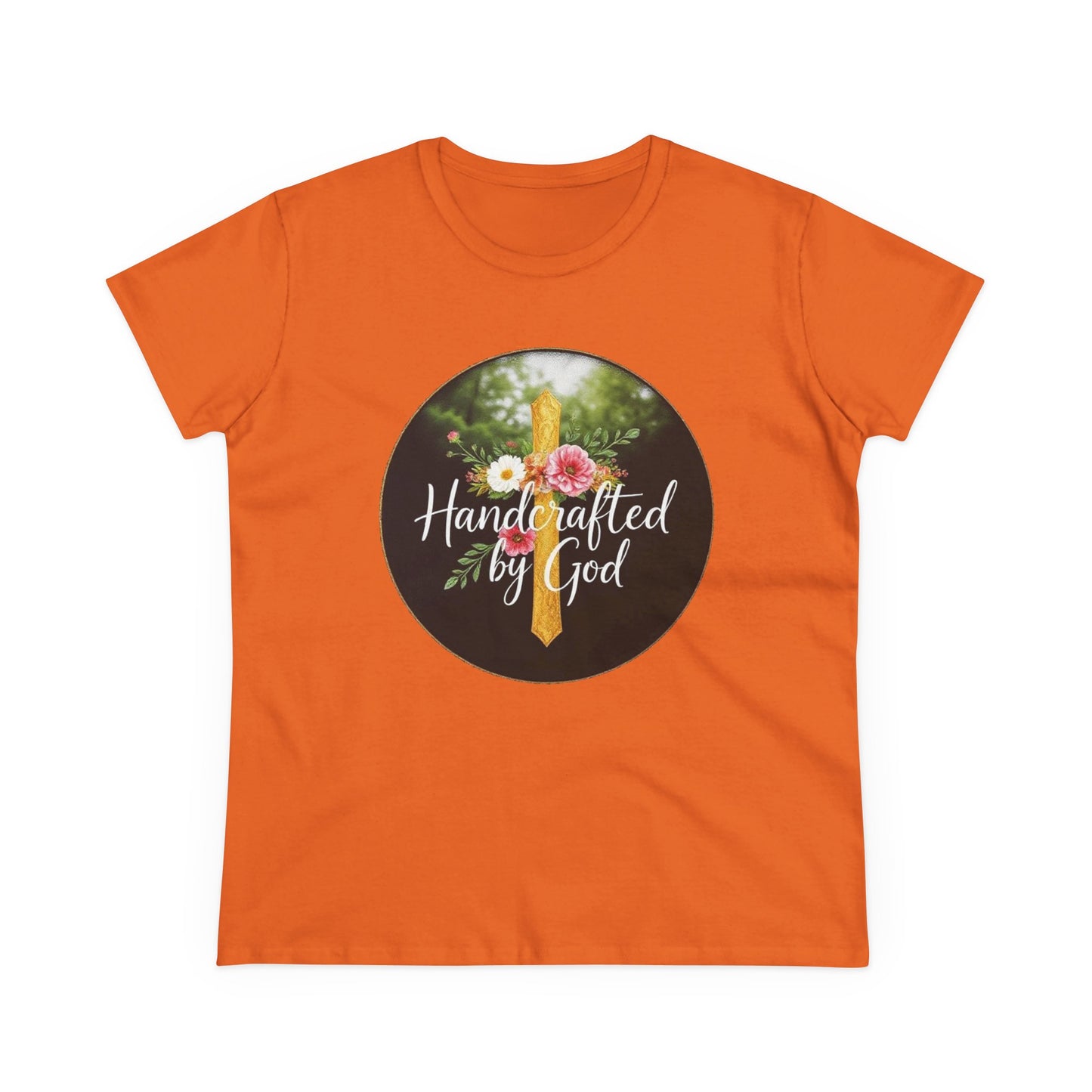 Handcrafted by God – Women’s Faith-Inspired Tee