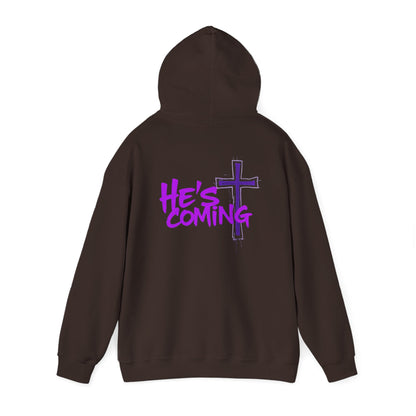 He’s Coming Men’s Christian Streetwear Hoodie