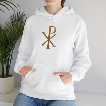 Chi Rho Anointing – Women’s Christian Hoodie