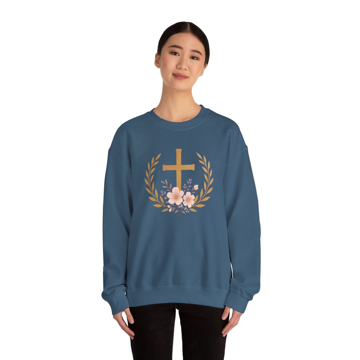 Crowned in Grace – Women’s Christian Sweatshirt