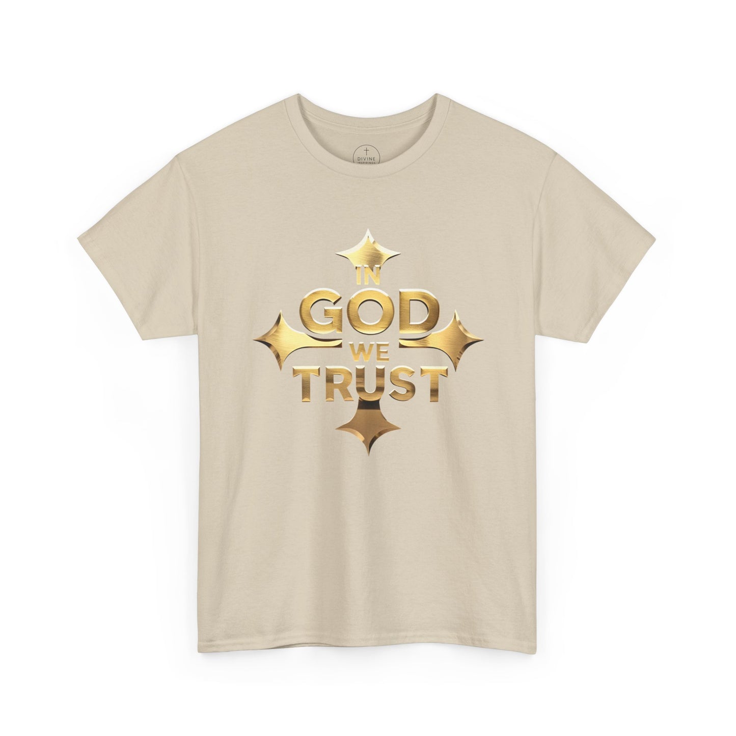 In God We Trust (Gold)- Men's Christian T-Shirt