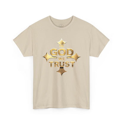 In God We Trust (Gold)- Men's Christian T-Shirt