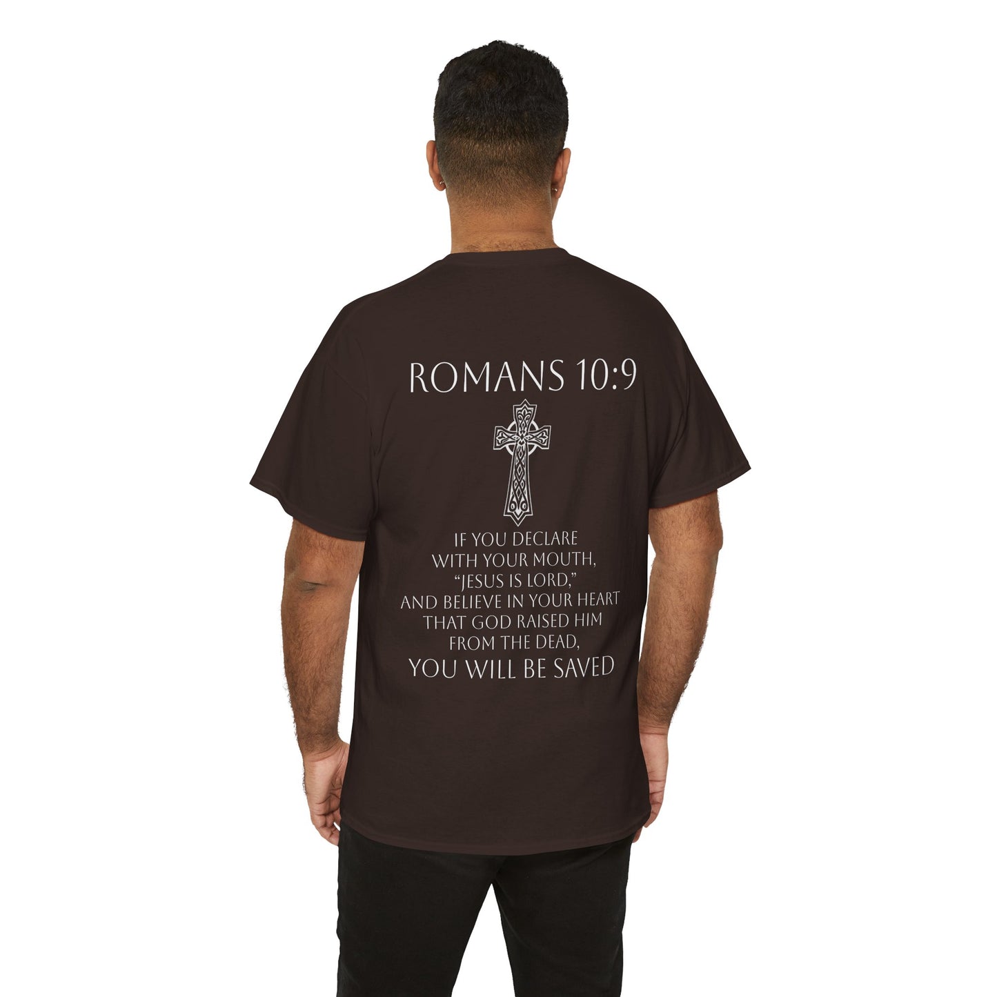 Jesus Is Lord – Men’s Christian Tee (White Lettering)