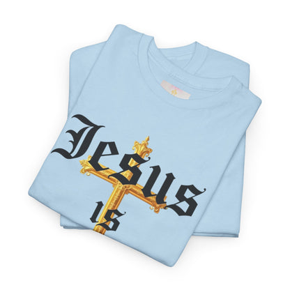 Jesus is Lord with Cross - Women's Christian T-Shirt
