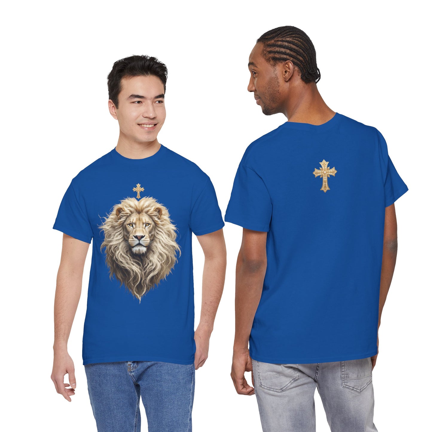 Christ the King (Lion of Judah) — Men's Christian T-Shirt