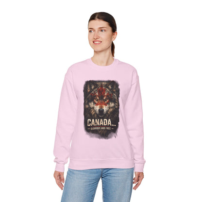 Canada War Paint: Glorious and Free - Women's Sweatshirt