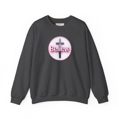 Believe | Women’s Christian Sweatshirt with John 11:40