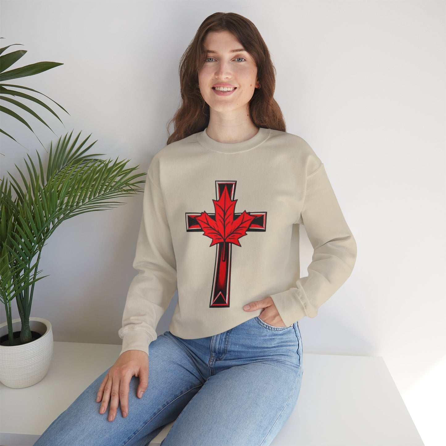 Faith & Flag – Women’s Patriotic Sweatshirt