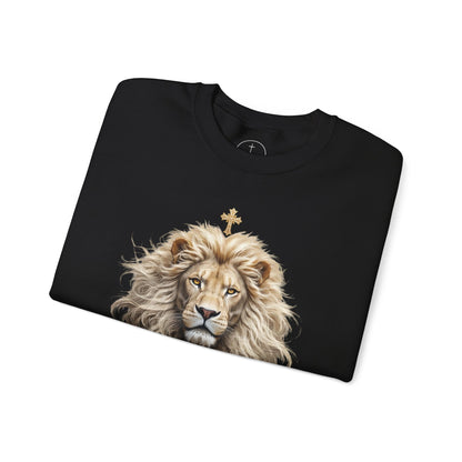 Christ is King (Lion of Judah) - Men's Christian Sweatshirt