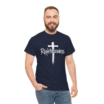 Righteousness - Christian Men's T-Shirt (Dark Colors)