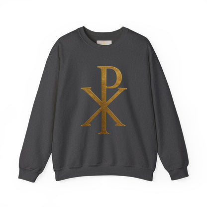 Chi Rho (Gold) – Women’s Christian Sweatshirt