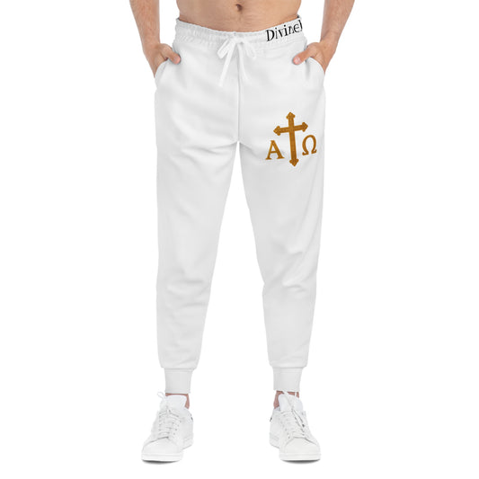 Men’s Alpha & Omega Jogger Pants – Comfortable Faith-Inspired Style