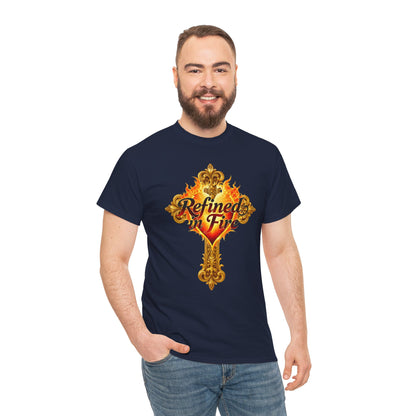 Refined in Fire — Men's Ornate Christian T-Shirt
