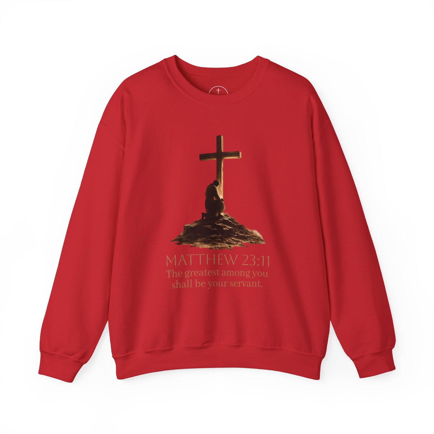Humble Servant - Men's Christian Sweatshirt (Front Design)