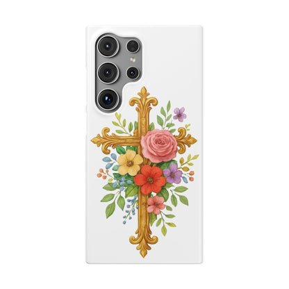 Floral Cross Snap Case for Samsung – Faith in Bloom