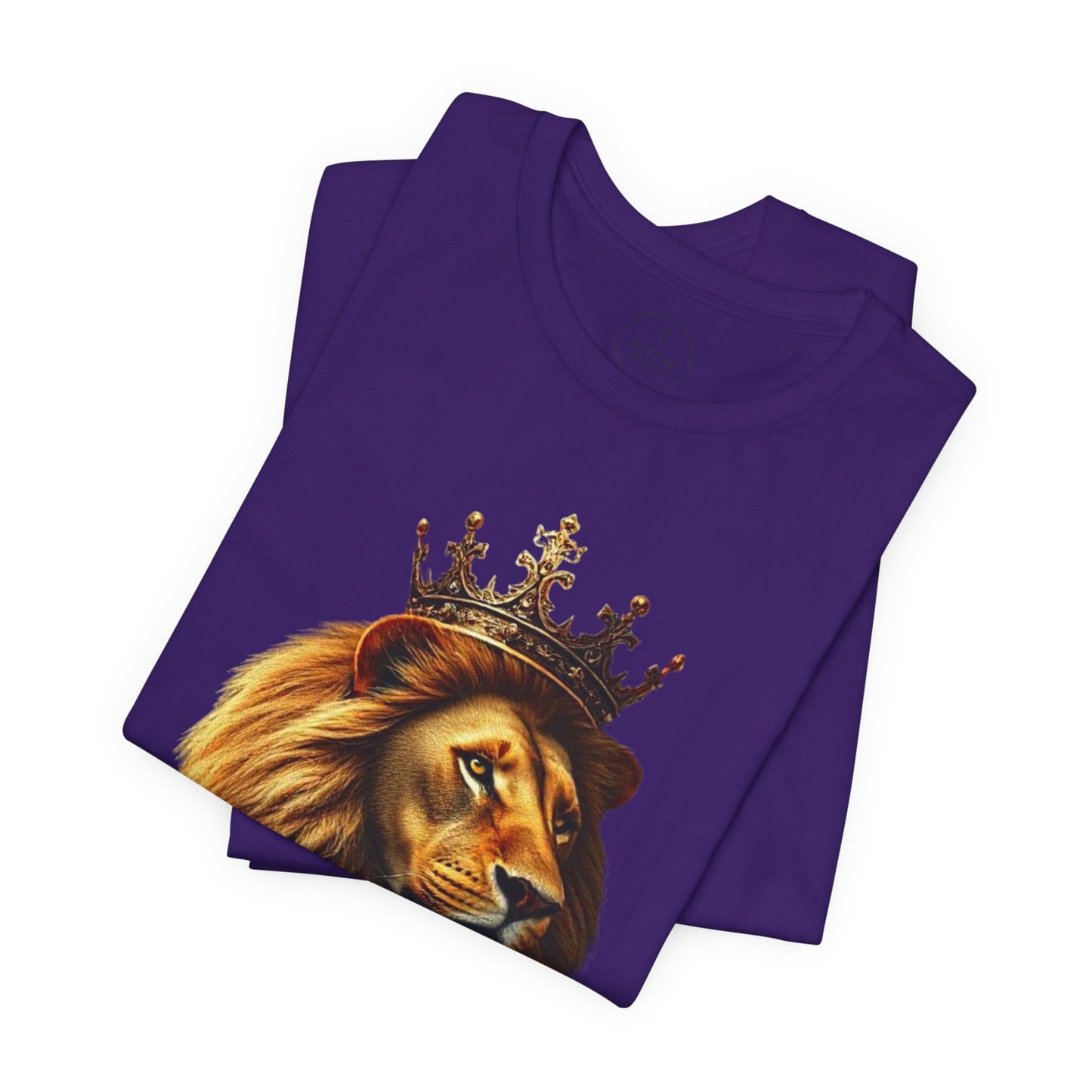 Christ is King Crowned Lion Tee – Inspirational Christian Shirt
