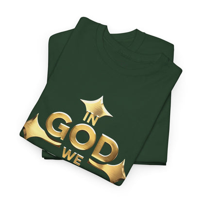 In God We Trust (Gold)- Men's Christian T-Shirt