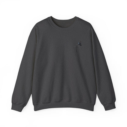 God’s Grace: Cross & Ravens Men's Sweatshirt
