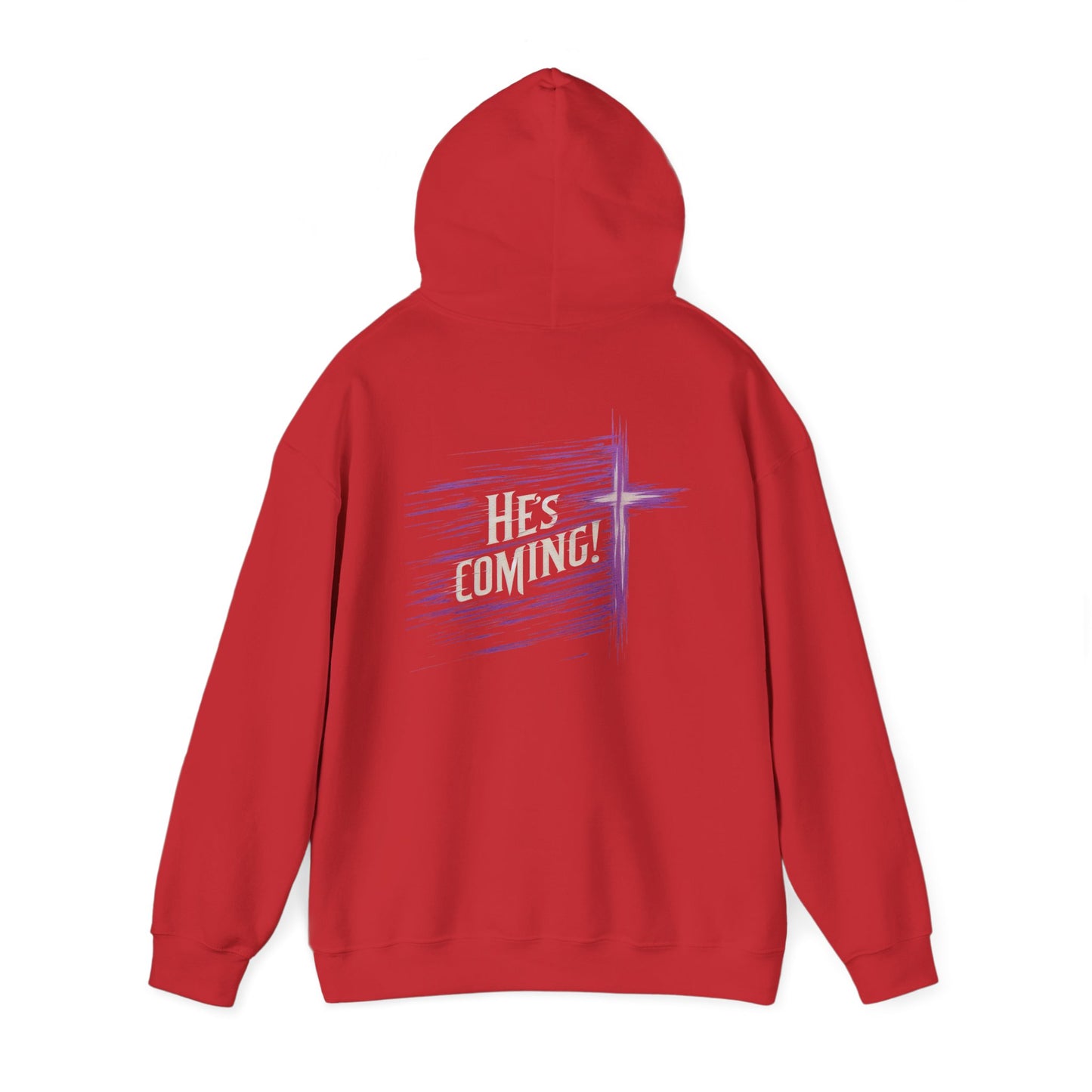 He's Coming – Women’s Christian Hoodie with Cross
