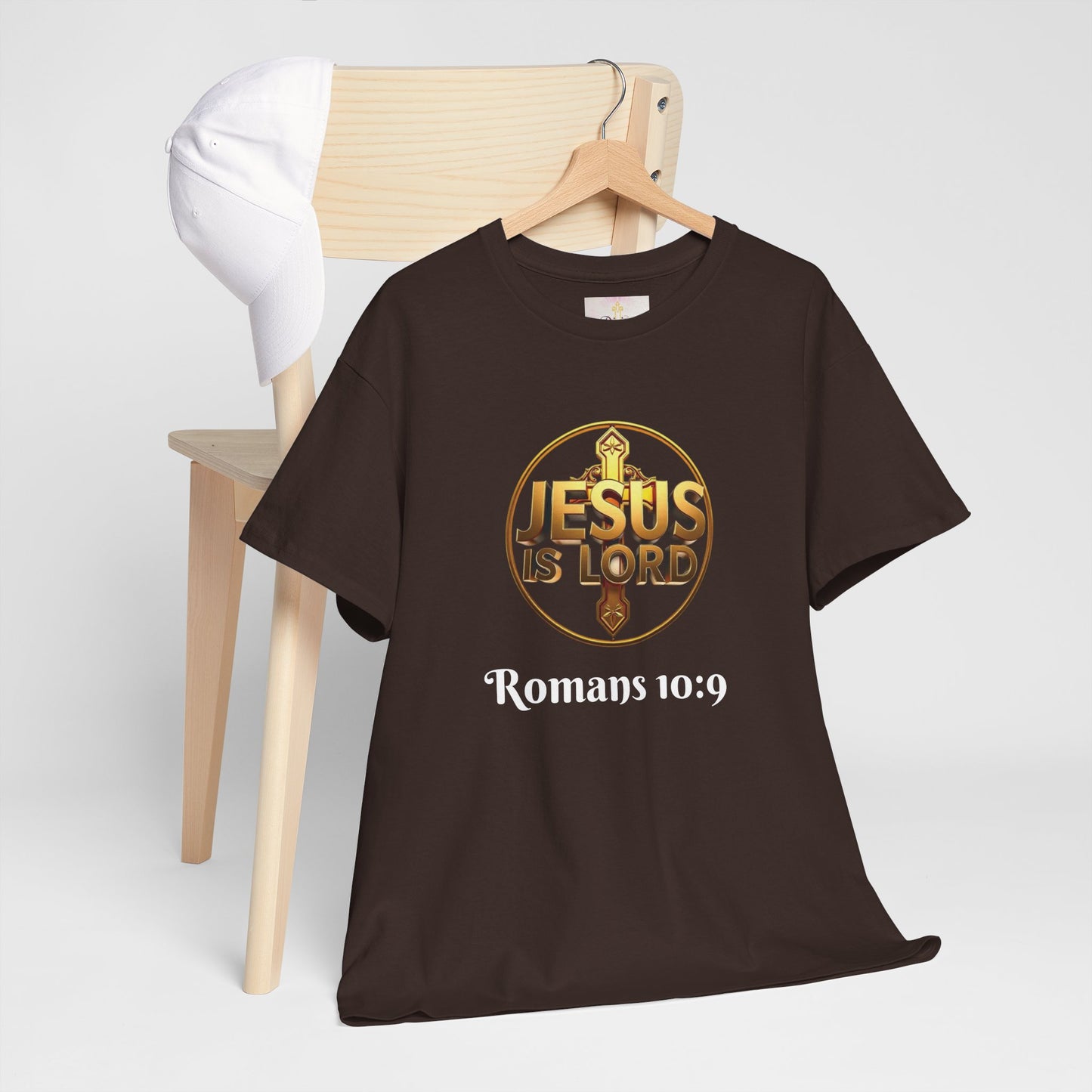 Jesus Is Lord / He Is Risen Christian Tee – Men’s Bold Faith Statement (White Lettering)