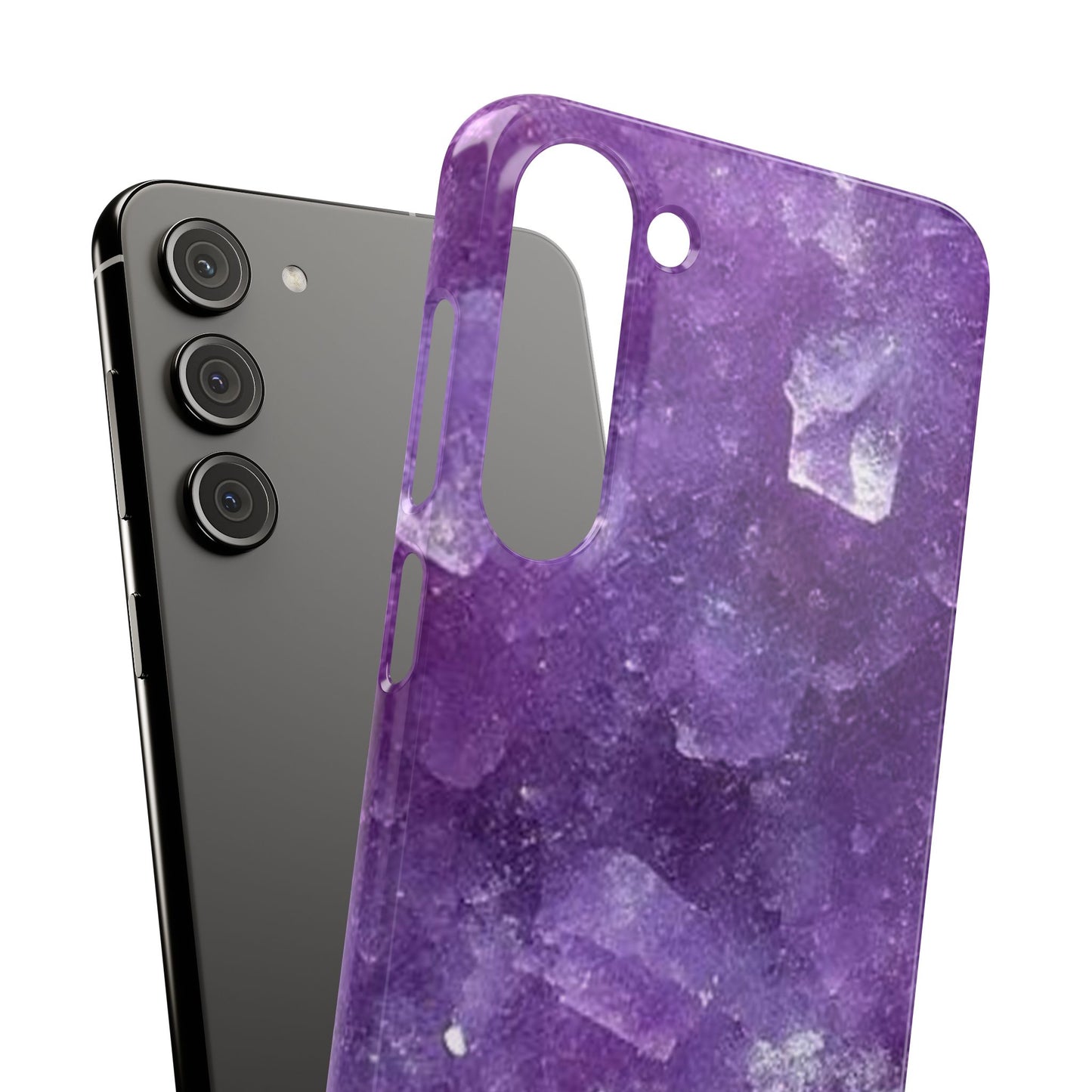 Amethyst Crystal Finish Samsung Snap Case