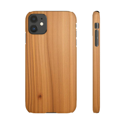 Natural Wood Grain iPhone Snap Case