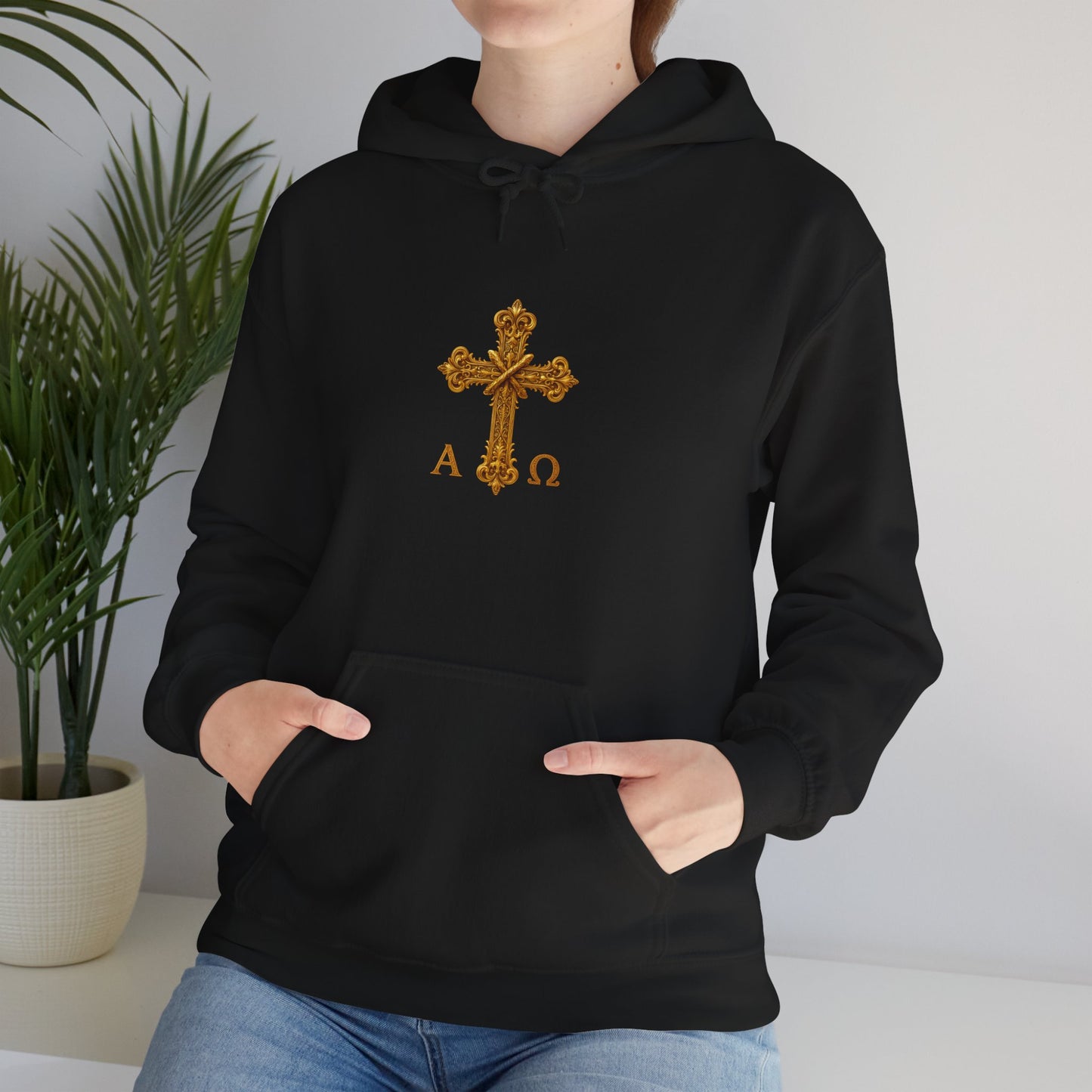 “Soon” Cross Women’s Hoodie – Back Print Christian Declaration