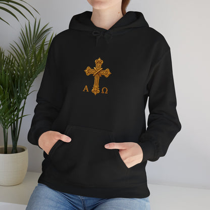 “Soon” Cross Women’s Hoodie – Back Print Christian Declaration