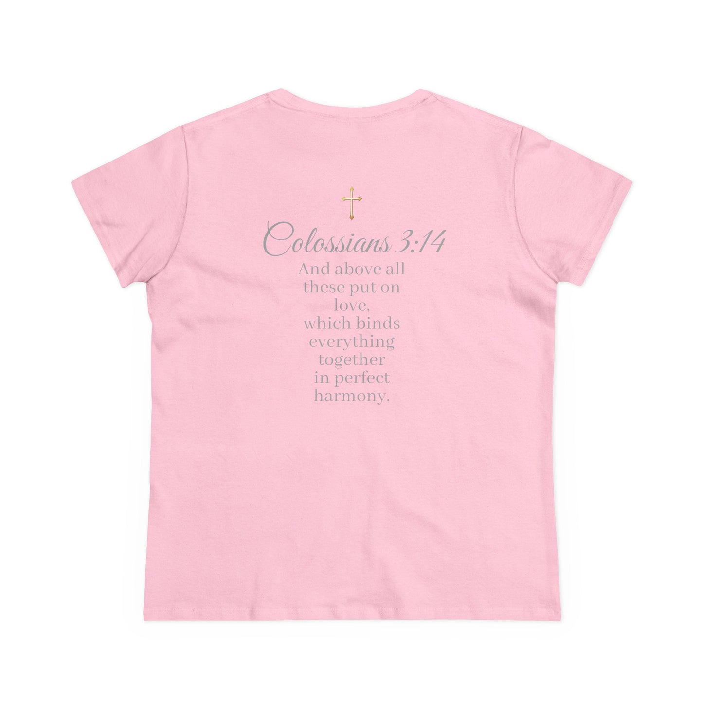 Put On Love Women’s T-Shirt – Grace in Every Thread