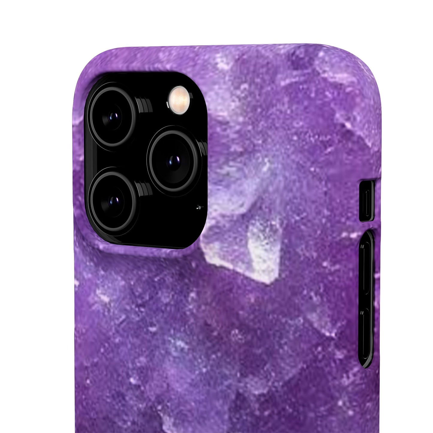 Amethyst Crystal Finish iPhone Snap Case
