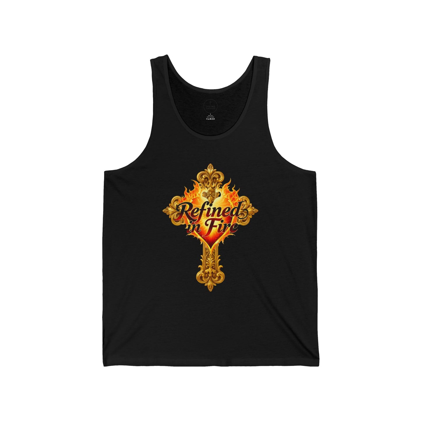 Refined in Fire - Men's Ornate Christian Tank Top