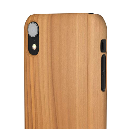Natural Wood Grain iPhone Snap Case