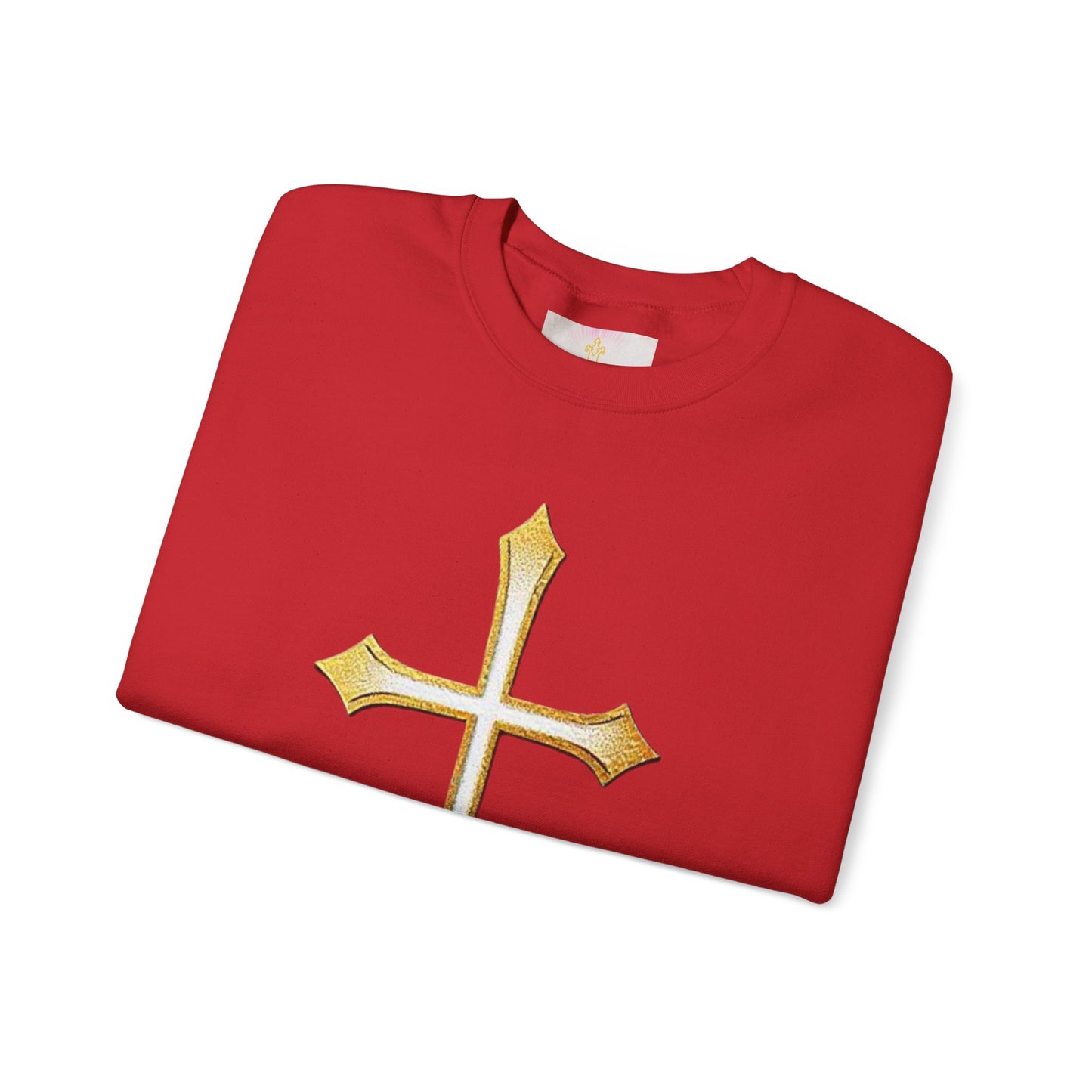 Gold Cross Women’s Christian Sweatshirt