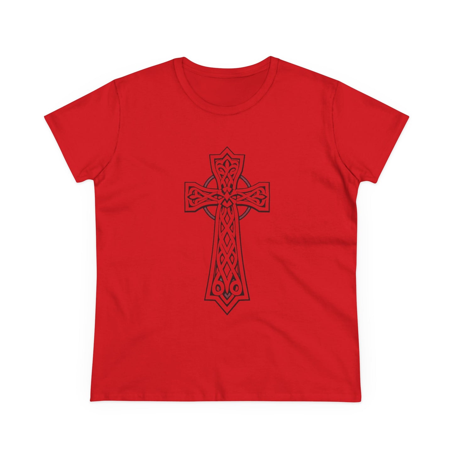 Rooted Grace | Women’s Celtic Cross Tee