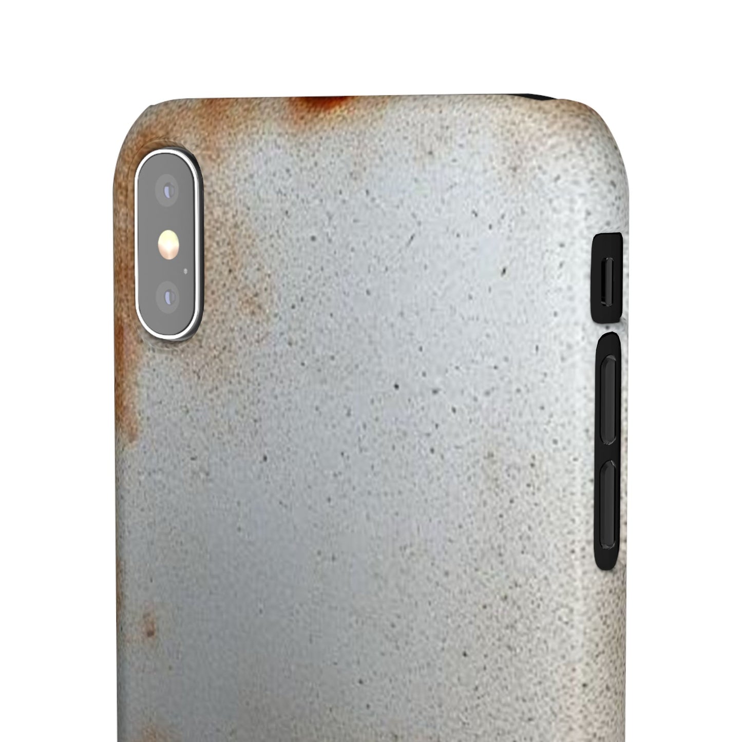 Old Steel Finish iPhone Snap Case