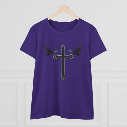 Fed by Faith – Cross & Crows Women’s Tee