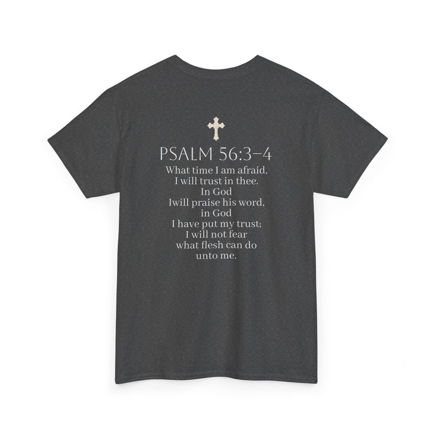 In God We Trust | Men’s Christian T-Shirt with Scripture Back Print