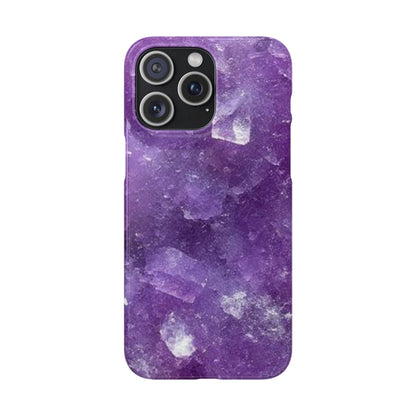 Amethyst Crystal Finish iPhone Snap Case