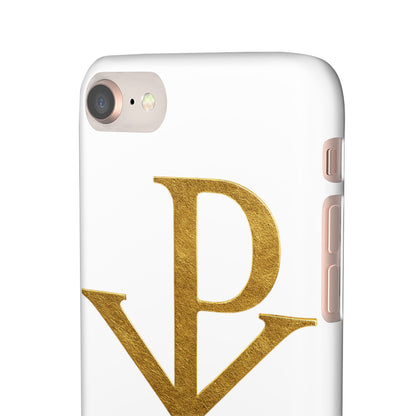 White Chi Rho Snap Case for iPhone – The Way, Truth & Life