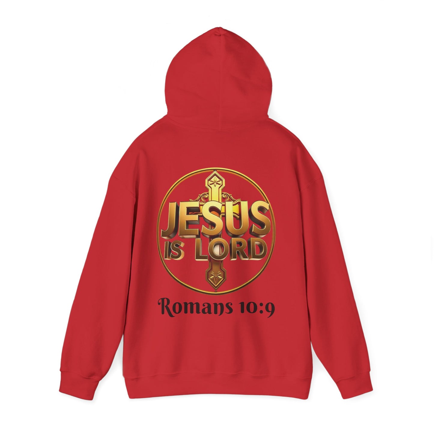 Jesus Is Lord Christian Hoodie – Men’s Bold Faith Streetwear (Dark Lettering)