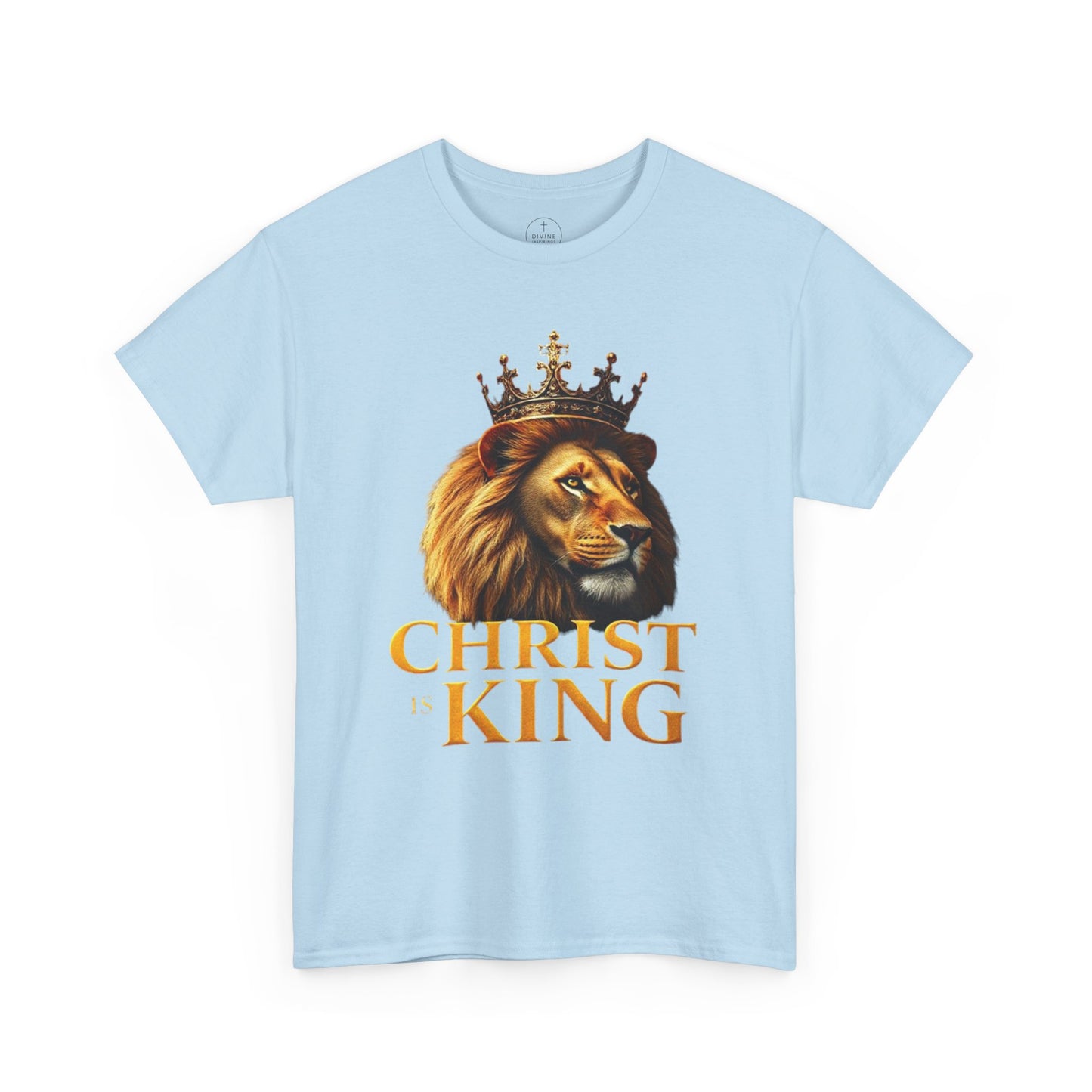 Christ Is King – Lion & Cross Men’s Christian Tee
